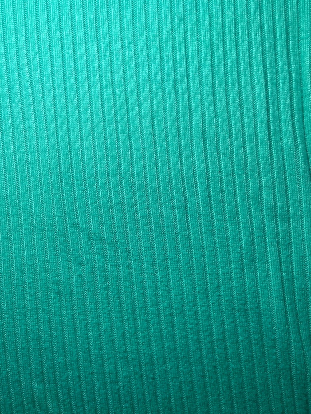 American Eagle V-Neck Plush Long Sleeve Ribbed Top Caribbean Green Size Small - Picture 12 of 12
